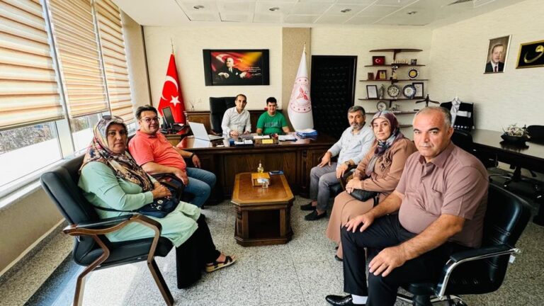 Başhekim Sayın Doç. DR. Mehmet Şirik’i makamında ziyaret.